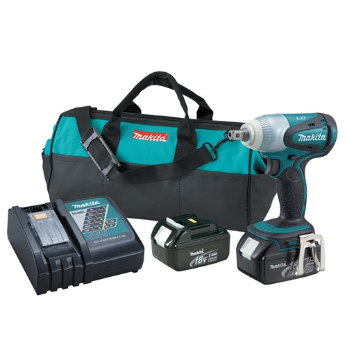 Makita XWT05 18V LXT LithiumIon Cordless 1/2" Impact Wrench Kit